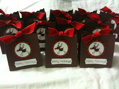 Winter Christmas Wedding Favors