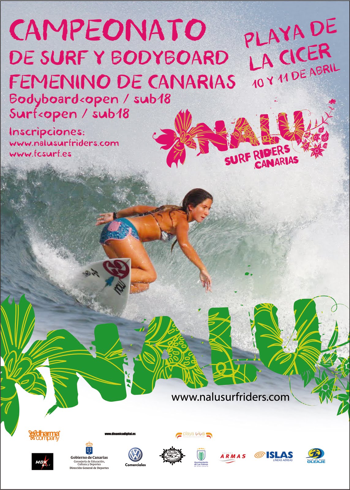SURFING EN CANARIAS Campeonato de Canarias de Surf y Bodyboard Femenino