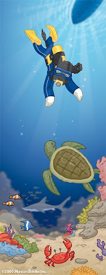 Danny Moore Illustration Bo Obama Great Barrier Reef