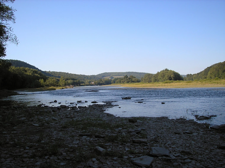 Upper Susquehanna River at Homet's Ferry Bradford County, Pennsylvania