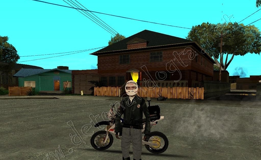 Dg Gta Sa Skin Rocam Policia De Moto