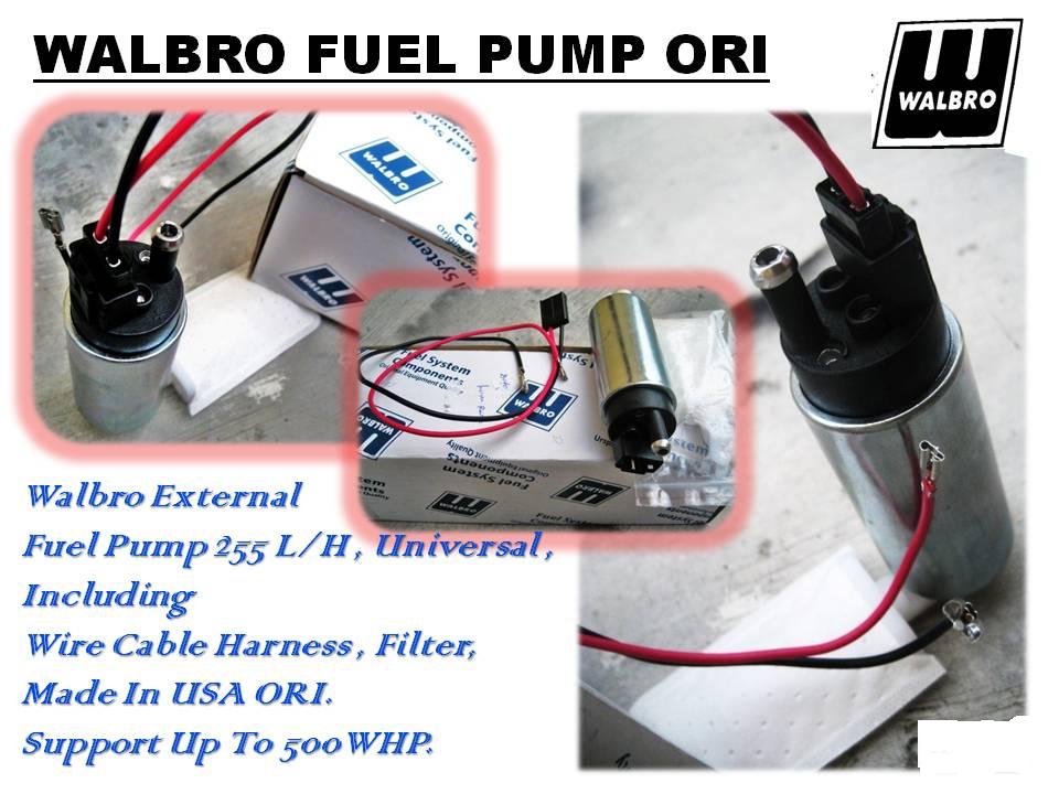 HYBRID POWER walbro fuel pump 255lph rm380