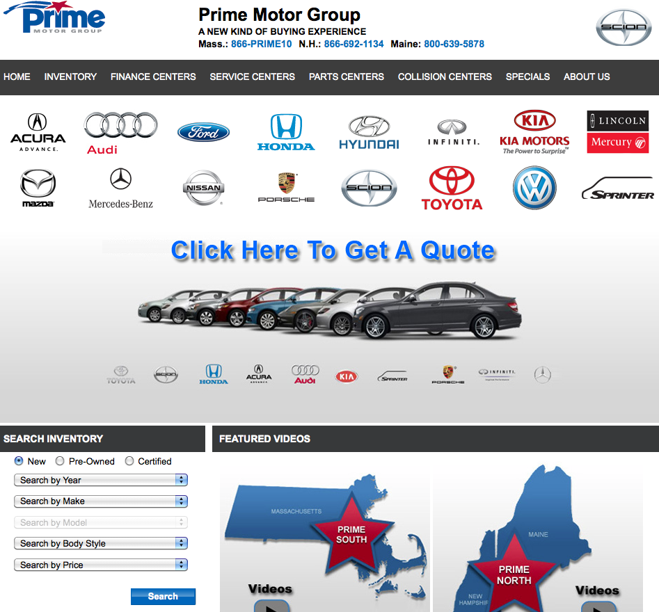 Used Cars For Sale Prime Motor Group in West Roxbury MA