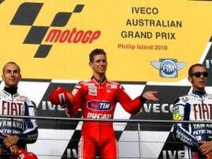 Casey Stoner in MotoGP champion Australia
