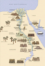 Mapa pictográfico de Egipto