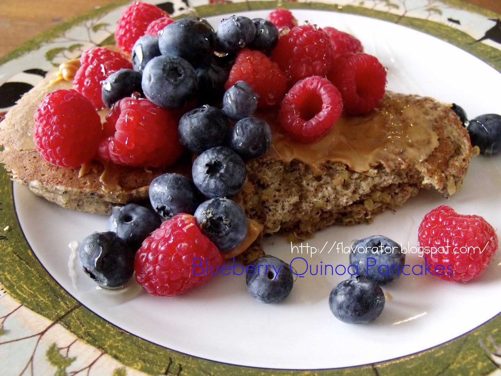 fLAVORATOr Blueberry Quinoa Pancakes + Blueberry Quinoa Scones