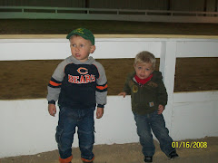 Ethan and Sy at the horse show