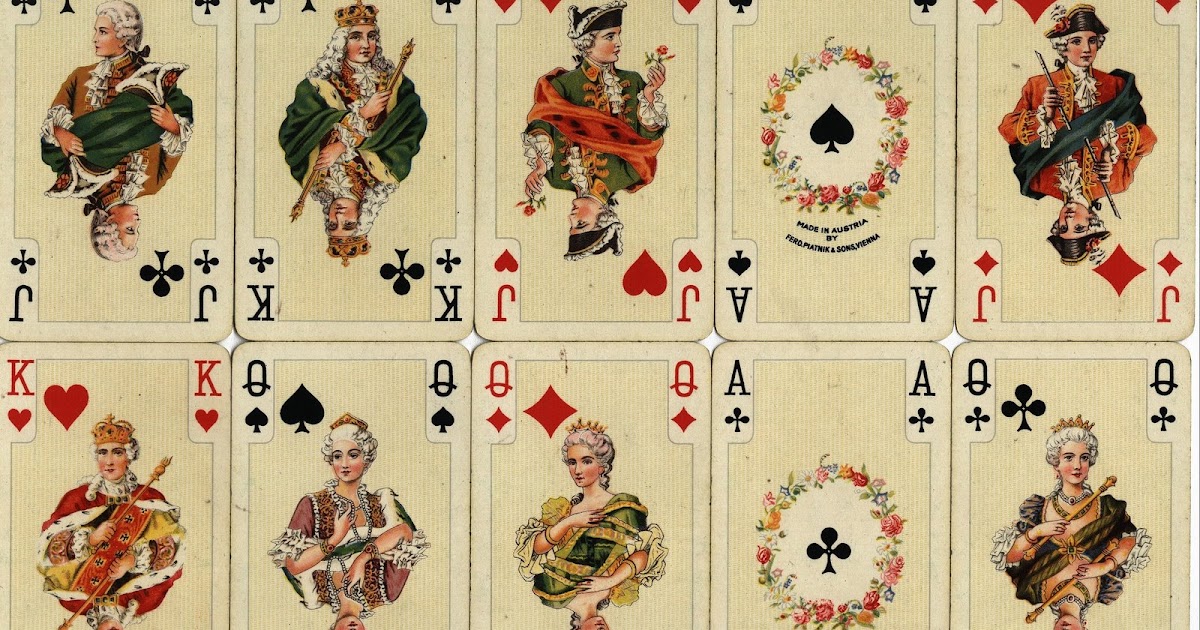 ANTIQUE FRENCH PLAYING CARDS