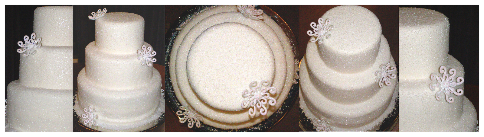 White Snow Wedding 3 tier 6 9 12 Price 250 White Snow Wedding 3 tier 6 9 12 Price 250