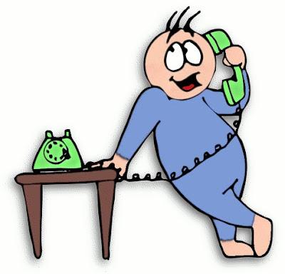 Phone Call Cartoon