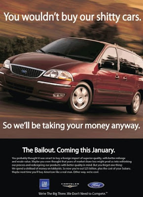 Auto Racing Airplane Crash on Road Safety Talks Us Auto Bailout Funny Poster