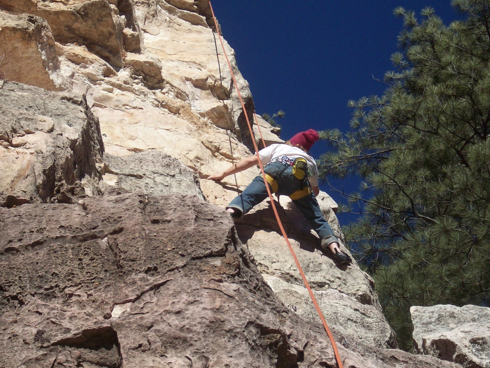 lucyhighlander Sedona Spike + Climbing in Flagstaff at The Pit