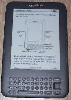 O Kindle apresentando uma página do seu manual - clique para ver em alta resolução.