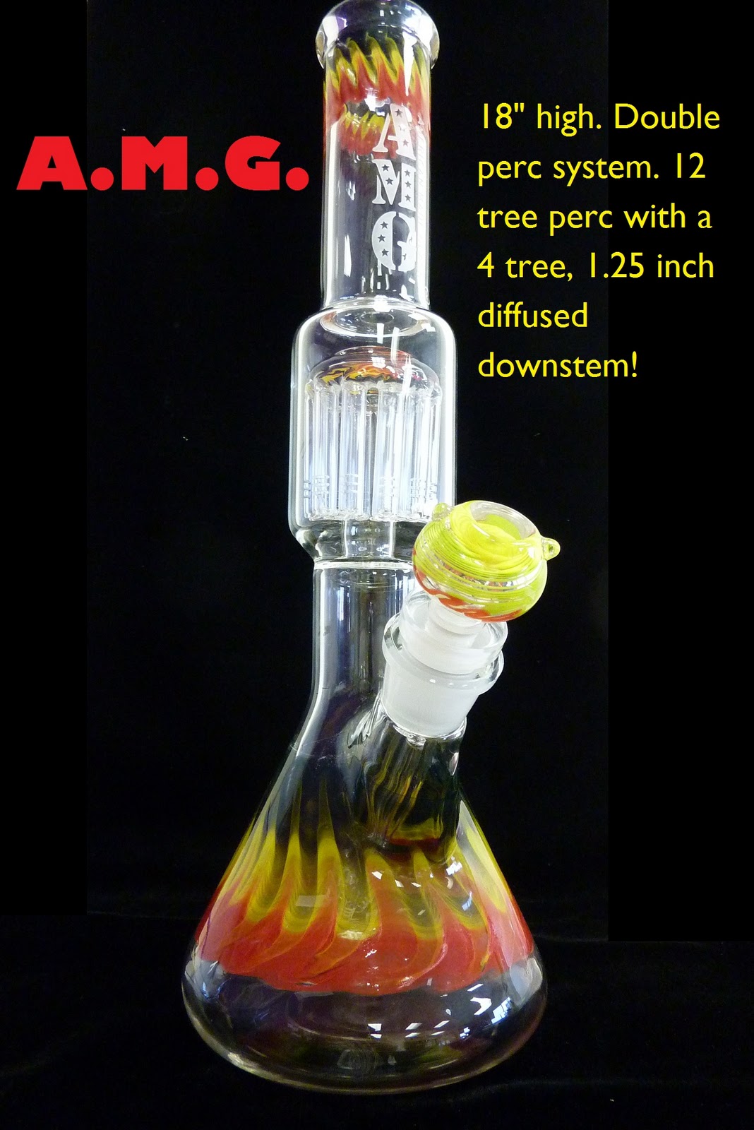 Fire and Water Glass