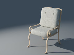 渲染的椅子