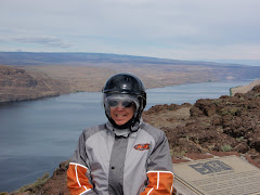 Michele at the Columbia  River Overlook