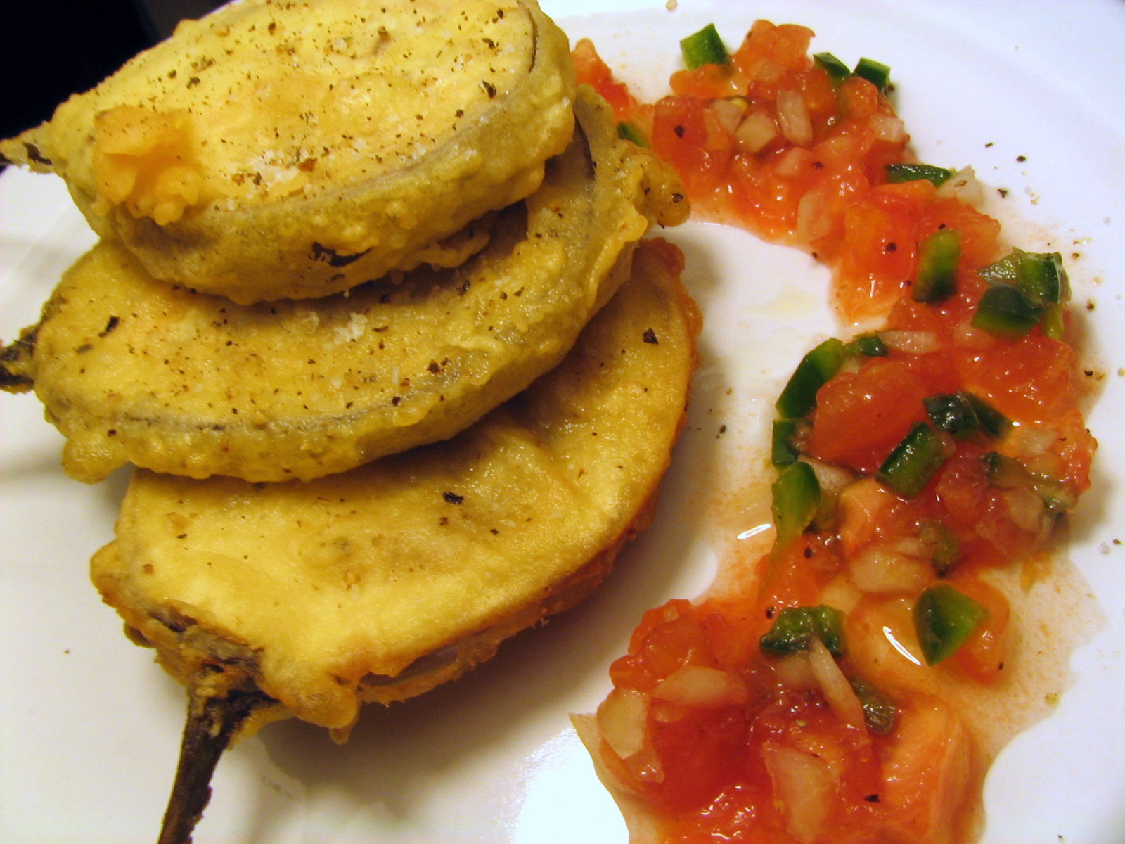 FOOD STYLING AND REAL LIFE Carrot Pickle & Fried Baby Eggplant with a Quick Spicy Salsa