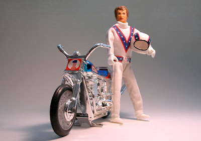 The Evel Knievel Kids Chopper - Allows Kids To Set Their Own Motorcycle  Stunts