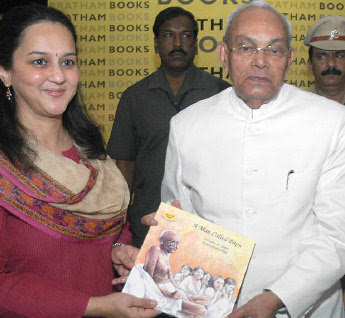 Karnataka Governor Rameshwar Thakur releasing the book