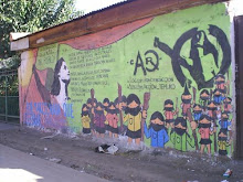 Mural poblacion santiago 2008, conmemorando el dia internacional de la mujer del pueblo