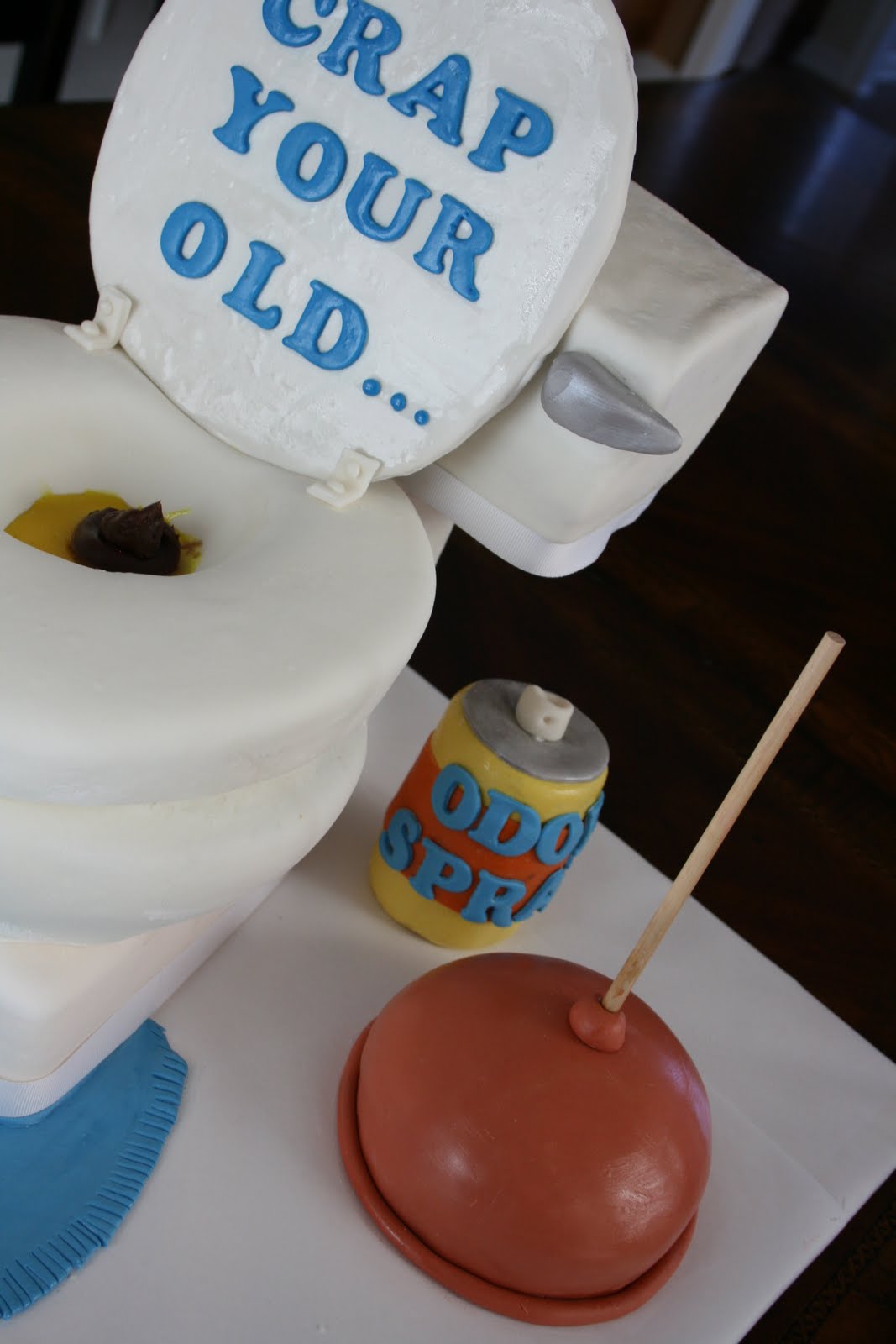 And Everything Sweet Toilet Cake