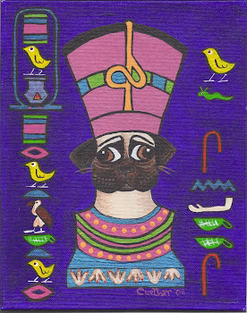 Queen Pug Nefertiti -SOLD