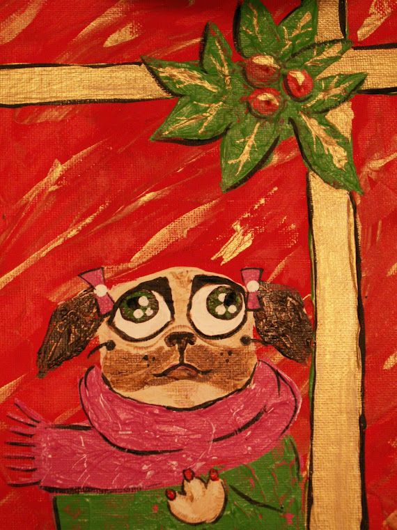 Christmas with my Pug - DAUGHTER TOOK IT