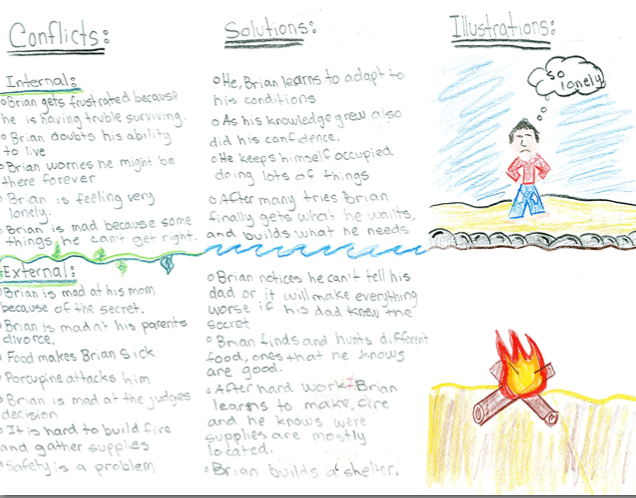Student book reports hatchet