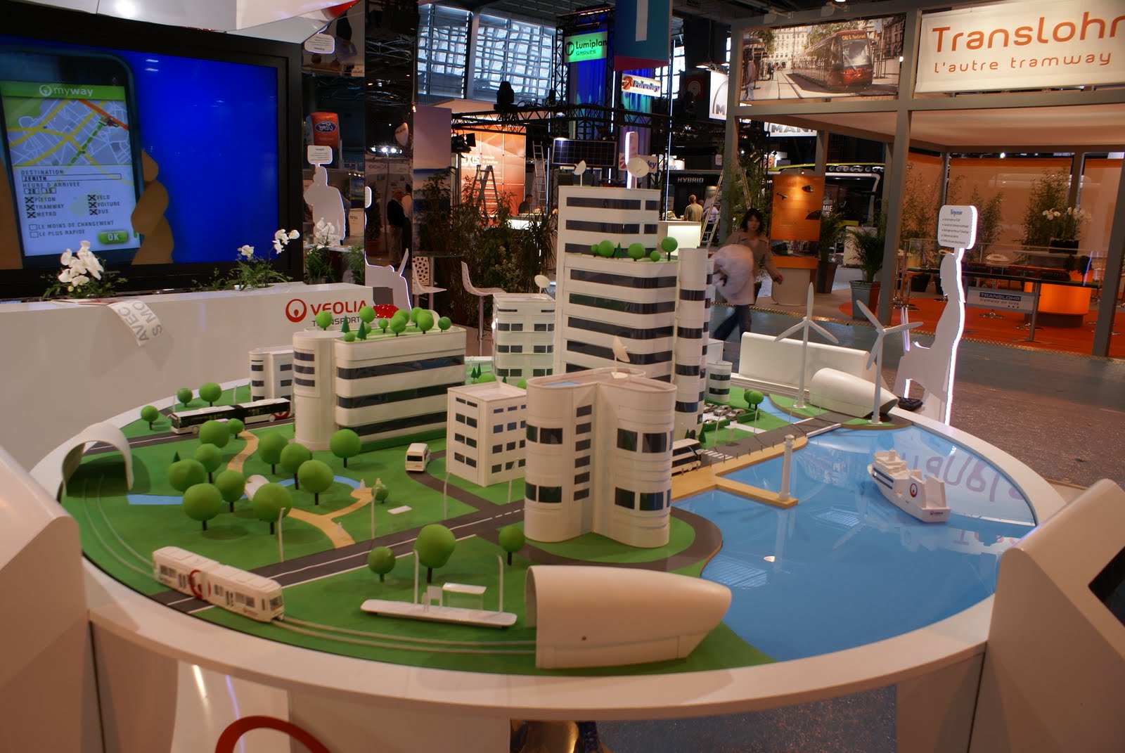 sylvain Bossut Création d'une maquette de ville pour VEOLIA transport
