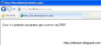 Programa Simples em PHP Programa Simples em PHP