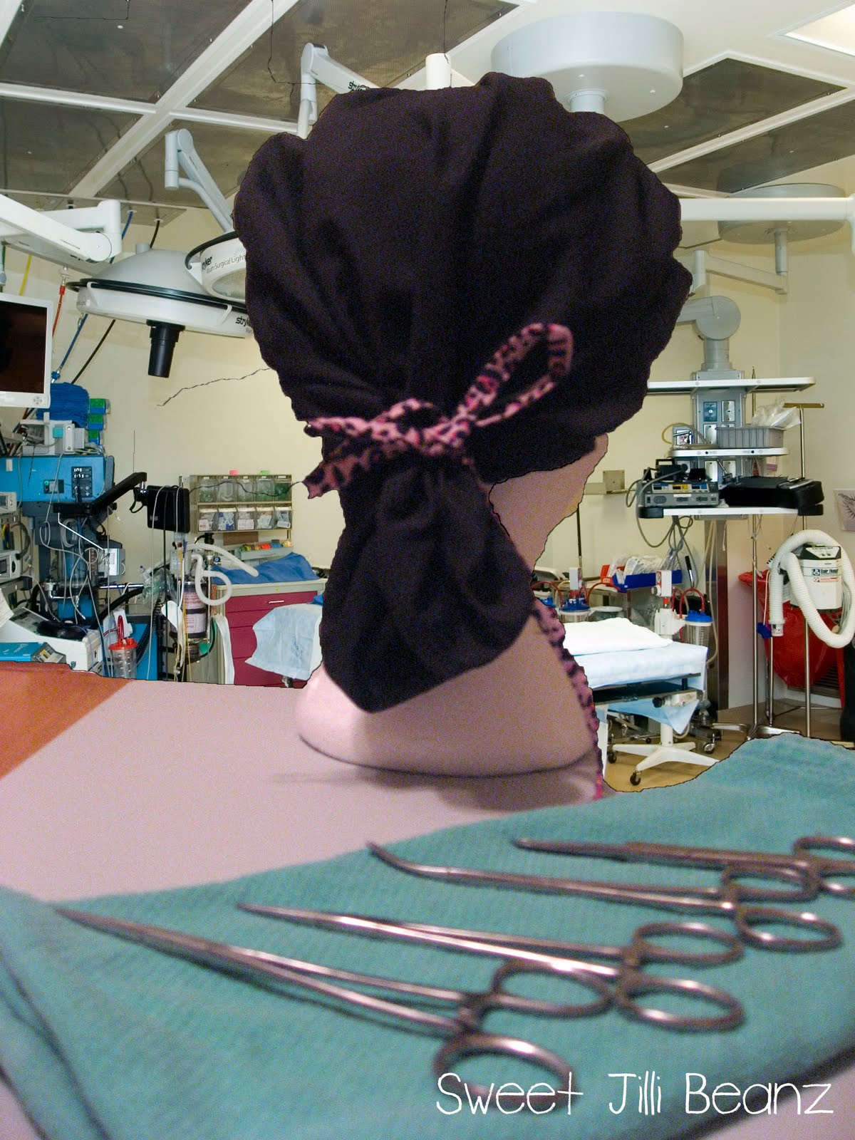 Sweet Jilli Beanz Scrub Hat Tutorial