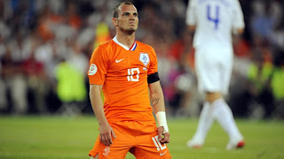 Villa ve Sneijder ilk sırada Netherlands+midfielder+Wesley+Sneijder