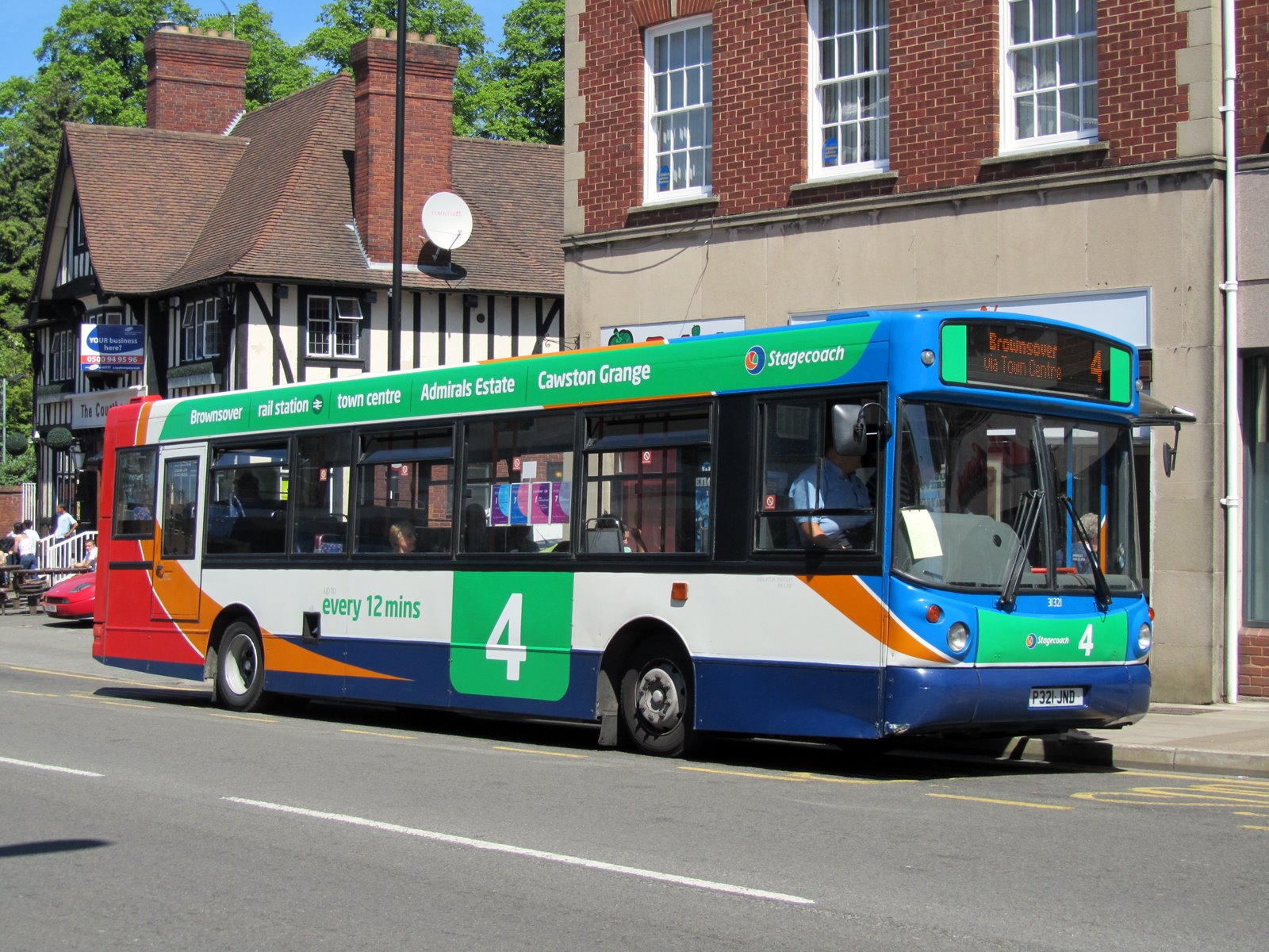 My travels with a Bus Pass Rugby 22/5/2010 Stagecoach, Geoff Amos