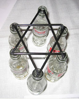 מחזיק בקבוקי קולה ריקים