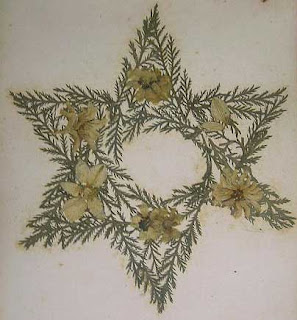 Flower arrangement Star of David