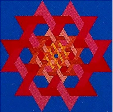 Kaszemacher Red israeli-art-red+magen+david