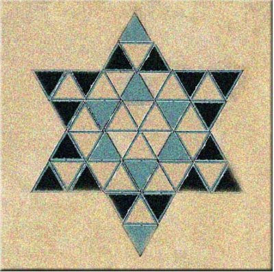 48 Triangles David Stars Photoshop