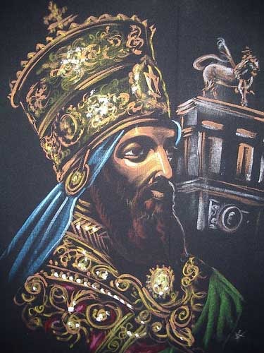 Star of David: Solomon Seal on Ethiopian Crown