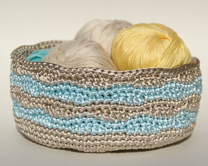 ... crochet basket close up of my crochet stitches bottom of basket