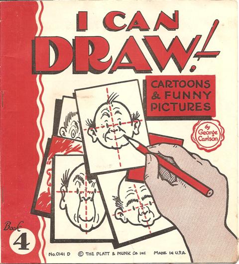 1941 Cartooning Comics Pen Drawing Tips Art Lesson Book Charles Stoner Hunt  Pen