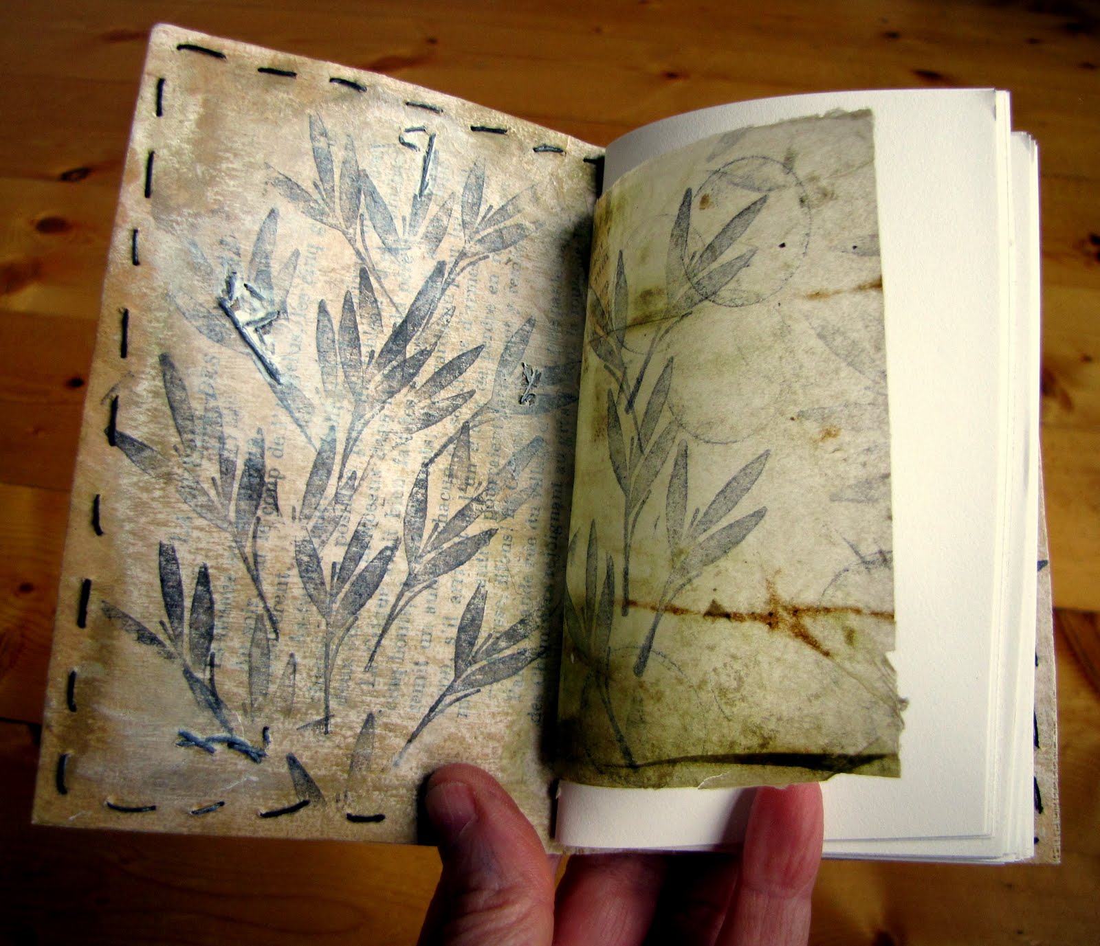 Letting in the Light Tea Bags In Art Making