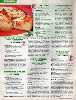 RECEITAS DE TORTAS SALGADAS