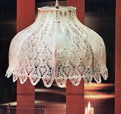 LUMINÁRIA EM CROCHÊ