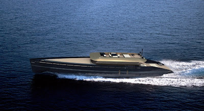 H2ome %28profile%29 H2ome Yacht Has A Sleek Profile, Modern Interiors & a $20 Million Asking Price.