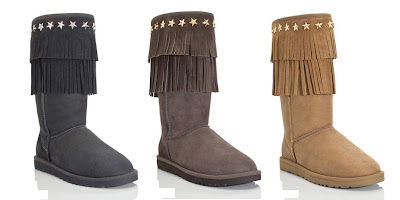 sora colors Jimmy Choo Capsule Collection For UGG. Some Cozy Couture Kickass Boots.