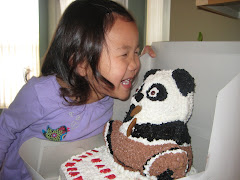 Lucy Kissing her Mao Cake