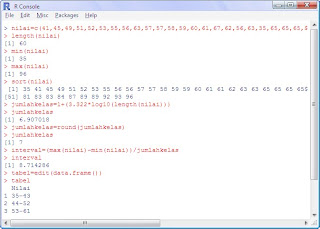 Membuat Tabel Distribusi Frekuensi Berkelompok | sisca source code area membuat tabel distribusi Membuat Tabel Distribusi Frekuensi Berkelompok | sisca source code area membuat tabel distribusi