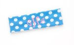 Blue with White Dot Headband (kids)