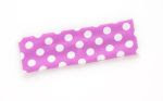 Purple with White Dot Headband (kids)