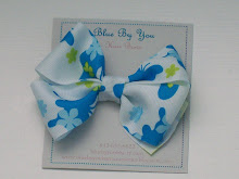 3 inch Bow made with 1 1/2 " Butterfly grosgrain